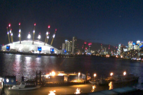A webcam do Millennium Dome London on-line