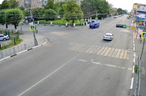 Encruzilhada das ruas Seminarskaya - Sennaya. Webcams Ryazan